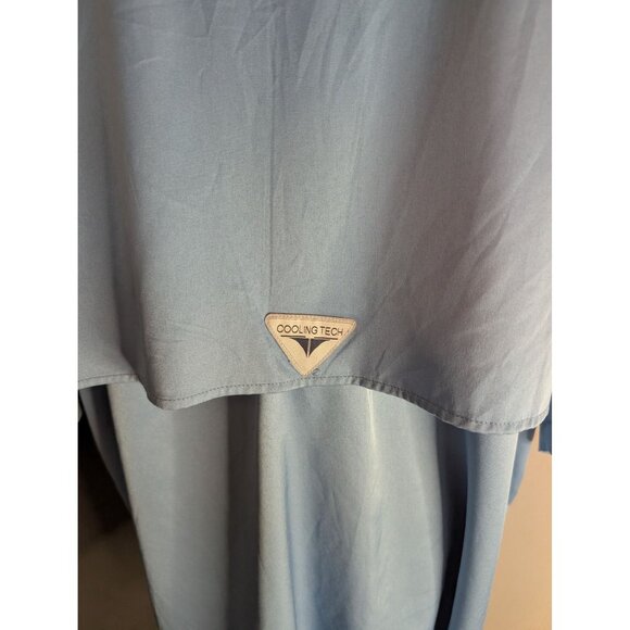 Lot of 2 Men's Cape Back Short Sleeve Fishing Shirts - Yellow and Blue - 2XL - Picture 8 of 9